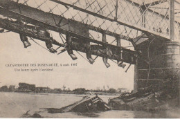 EP 19 -(49) CATASTROPHE DES PONTS DE CE , 4 AOUT 1907 - UNE HEURE APRES L'ACCIDENT -  2 SCANS - Sonstige & Ohne Zuordnung