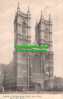 R538382 London. Westminster Abbey. West Front. London Stereoscopic Companys LESC - Sonstige & Ohne Zuordnung