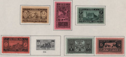 SYRIA - SET CHIFFRE TAXE 1925 0,50 - 15 P * Mi P38-P41, P43-P44 - Syria