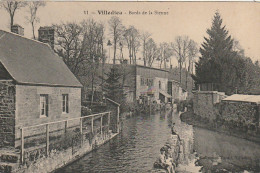 EP 21 -(50) VILLEDIEU  -  BORDS DE LA SIENNE  - ANIMATION - 2 SCANS - Villedieu