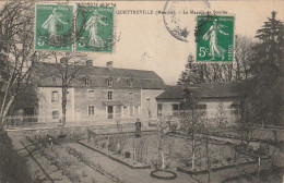 EP 21 -(50) QUETTREVILLE  -  LE MANOIR DE SOULLES -  JARDINIER -  TIMBRE TAXE - 2 SCANS - Sonstige & Ohne Zuordnung