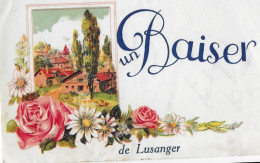 UN BAISER De LUSANGER Carte Fantaisie Non écrite - Sonstige & Ohne Zuordnung