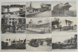 Thème TRANSPORTS ET COMMUNICATIONS - Lot De 160 Cartes D'Autrefois - Repro De Cartes Postales Anciennes - Other & Unclassified