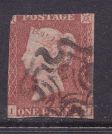 GB Victoria Penny Red Imperf  With Maltese Cross ; No Margins/ Cut Into - Used Stamps