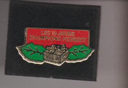 Pin Badge Les 10 Jours Champions PEUGEOT In Box - Peugeot