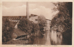 EP 10 -(45) AMILLY - LE GROS MOULIN  -  L ' USINE ET LE LOING  - 2 SCANS - Amilly