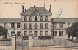 EP 10  -(45) GIEN   -  ECOLES DE GARCONS    -  2 SCANS - Gien