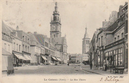 FI 27 -(59) LE CATEAU  -  LA RUE THIERS   - 2 SCANS - Le Cateau