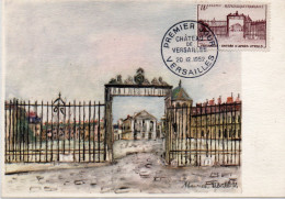 Carte Maxi 1952 /VERSAILLES : Entree D Apres UTRILLO - 1950-1959