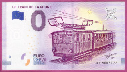 0-Euro UEBN 2018-2 LE TRAIN DE LA RHUNE - Pruebas Privadas