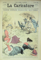 La Caricature 1884 N°252 Vacances Artistiques Robida Lors Par Luque Trock - Riviste - Ante 1900