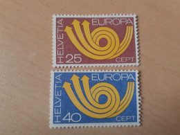 TIMBRES   SUISSE   ANNEE   1973   N  924  /  925   COTE  1,50  EUROS   NEUFS  LUXE** - Ungebraucht