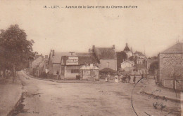 FI 21 -(58) LUZY  -  AVENUE DE LA GARE ET RUE DU CHAMP DE FOIRE  - ANIMATION -  2 SCANS - Andere & Zonder Classificatie