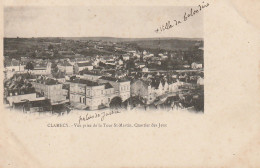 FI 22 -(58) CLAMECY  -  VUE  PRISE DE LA TOUR ST MARTIN -  QUARTIER DES JEUX   -  2 SCANS - Clamecy