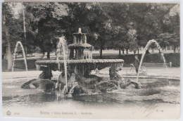 1908 - Roma - Villa Umberto I - Fontana - Viaggiata X Parma  - Crt0056 - Other Monuments & Buildings