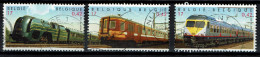 België OBP 2993/2995 - Train Anniversary National Railway, Treinen - Used Stamps