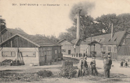 SAINT-DIZIER, Le Closmortier, Grande Cheminée Usine Fumante, Ouvriers - Andere & Zonder Classificatie