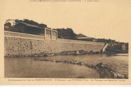 83 // HYERES   Etablissement De Cure De POMPONIANA   L ALMANARRE   Terrasse Vue Depuis Les Piscine - Hyeres