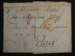 DN15   SUISSE  LETTRE  ENV. 1840 LIESTAL A PARIS  FRANCE+ AFF. INTERESSANT++ - ...-1845 Prefilatelia