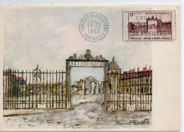 Carte Maxi 1953 : VERSAILLES Entree D Apres UTRILLO - 1950-1959