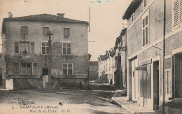 FI 11 -(55) SAMPIGNY  -  RUE DE LA PAIX   -  COIFFEUR - EDIT. MOSER PRIANT - 2 SCANS - Otros & Sin Clasificación