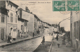 FI 12 -(55) COMMERCY  - RUE LEVEE DU BREUIL - ANIMATION  - 2 SCANS - Commercy