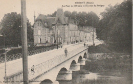 FI 13 -(55) REVIGNY  - LE PONT DE L'ORNAIN  ET L'ENTREE DE REVIGNY  - ANIMATION - EDIT. HUMBERT , ST DIZIER-  2 SCANS - Revigny Sur Ornain