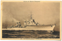 CPA Marine De Guerre Française - Le Contre-Torpilleur EPERVIER - Ed. G. Artaud - Gaby N°100 - Warships
