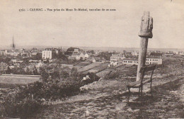 FI 14 -(56) CARNAC  - VUE PRISE DU MONT SAINT MICHEL , TUMULUS DE CE NOM   -2 SCANS - Carnac