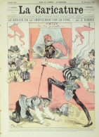 La Caricature 1884 N°257 Chevaliers De Duel Robida Sorel Trock Gino - Magazines - Before 1900