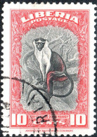 LIBERIA, FAUNA, ANIMALI, 1942, USATI Scott:LR 288, Yt:LR 262 - Liberia