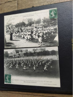 Cpa  ***  Saint Brieuc  ** Lot De 2 Cpa    Concours De Gymnastique    De La F.G .S .P .    1908 - Saint-Brieuc