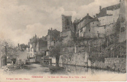 FI 23 -(58) CLAMECY  -  LE QUAI DES MOULINS DE LA VILLE   -  2 SCANS - Clamecy