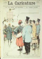 Jours De Raphael Caran D'Ache Trock Chasse Gardée LOYS La Caricature 1884 N°254 - Magazines - Before 1900