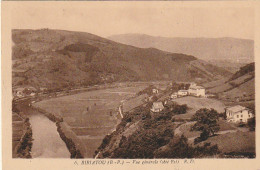 GU 25 -(64) BIRIATOU - VUE GENERALE ( COTE EST ) - TAMPON PUBLICITAIRE : FERRONNIER , BROCANTEUR PUCHULUTEGUY  - 2 SCANS - Biriatou