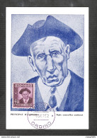 ANDORRE - ANDORRA - Carte MAXIMUM 1952 - ORDINO - PRINCIPAT D'ANDORRA - Andere & Zonder Classificatie
