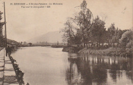 GU 25 -(64) BEHOBIE - L'ILE DES FAISANS  - LA BIDASSOA - VUE SUR LE JAIZQUIBEL   -  2 SCANS - Béhobie