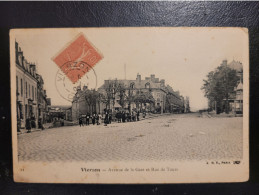 18 - VIERZON - Avenue De La Gare Et Rue De Tours - Vierzon