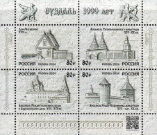 Russia / Rusland - Postfris / MNH - Sheet 1000 Years Suzdal 2024 - Nuovi