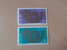 TIMBRES   ITALIE   ANNEE   1973   N  1140  /  1141   COTE  1,00  EUROS   NEUFS  LUXE** - 1971-80:  Nuevos