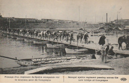 GU 1 -(60) GUERRE 1914/18 - PASSAGE D'UN REGIMENT DE SPAHIS SENEGALAIS SUR LE NOUVEAU PONT DE COMPIEGNE  -  2 SCANS - Compiegne