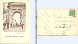 ROMA - CAMPAGNANO DI ROMA - LA PORTA - ANIMATA - F.P. - VG. 1913 - Altri Monumenti, Edifici