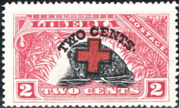 LIBERIA, FAUNA, ANIMALI, CROCE ROSSA, RED CROSS, 1918, NUOVI (MNH**) Scott:LR B4, Yt:LR 154 (0,80) - Liberia