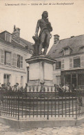 GU 2 -(60) LIANCOURT  - STATUE DU DUC DE LA ROCHEFOUCAULD - ANIMATION - BOULANGERIE - 2 SCANS - Liancourt