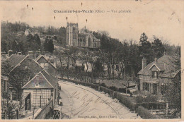 GU 2 -(60) CHAUMONT EN VEXIN  -  VUE GENERALE  -  L'EGLISE  -  2 SCANS - Chaumont En Vexin