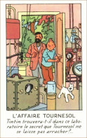 L'affaire Tournesol. Chromo Tintin. Hergé. Chromo Casterman Publicitaire édition 1976. - Album & Cataloghi