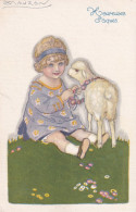 ILLUSTRATEUR(MAUZAN) ENFANT(PAQUES) - Mauzan, L.A.