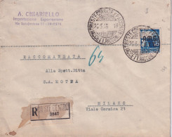 1948 Raccomandata Affrancata Con 30 Lire AMG FTT - Poststempel