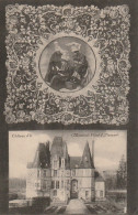 GU 4 -(61) CHATEAU D'O  - MOUCHOIR POINT D'ALENCON - CARTE MULTIVUES  -  2 SCANS - Andere & Zonder Classificatie