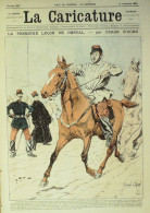 La Caricature 1884 N°259 Leçon De Cheval Caran D'Ache Halévy Par Luque Sorel Trock - Tijdschriften - Voor 1900